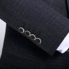 Pánský elegantní třídílný oblek pro formální události (Barva (varianta) 2 buttons  black, Velikost XL)