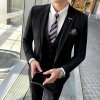 Pánský třídílný oblek pro formální příležitosti (Barva (varianta) black  2018, Velikost 2XL)