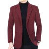 Pánské kárované sako pro elegantní styl (Barva Vínová, Velikost M)