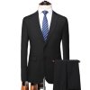 Pánský oblek pro business a slavnostní příležitosti (Barva Černá, Velikost L)