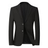Pánské elegantní sako pro slavnostní chvíle (Barva Černá, Velikost 2XL)