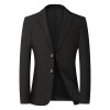 Pánské elegantní sako pro slavnostní chvíle (Barva Černá, Velikost 2XL)