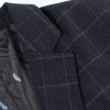 Pánské kostkované sako pro jarní a podzimní styl (Barva Tmavě modrá, Velikost XS)