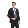 Pánský oblek pro formální a pracovní příležitosti (Barva Černá, Velikost L)