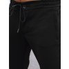 Pánské kalhoty jogger běžecké  UX4263 (Velikost M, Barva Černá)