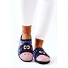 Hřejivé pantofle Model Reindeer  Elodie (Velikost 35, Barva Modrá)