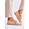 Klasické dámské nazouvací espadrilky  Cersei (Velikost 40, Barva Béžová)