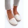 Dámské  mokasíny na ploché podrážce Enzla (Velikost 37, Barva Bílá)