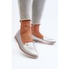 Dámské  mokasíny na ploché podrážce Enzla (Velikost 37, Barva Bílá)