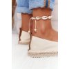 Espadrilky Na Pletené Podrážce Big Star HH274501 (Velikost 37, Barva Béžová)