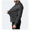 Pánská elastická košile (Barva Šedá, Velikost 6XL)