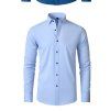 Pánská elastická košile (Barva Šedá, Velikost 6XL)