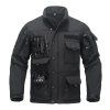 Taktická softshell bunda s více kapsami (Barva Černá, Velikost XL)