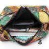 Barevná patchwork crossbody kabelka (Barva Modrá)