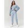 Dámský svetr oversize C37 (Barva Modrá, Velikost ONE SIZE)