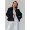 Dámská bomber bunda C48 (Barva Černá, Velikost ONE SIZE)