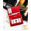 Dámská lakovaná kožená peněženka s RFID technologií
