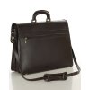 Pánská kožená aktovka kancelářská business taška LORENZ (Barva Tmavě hnědá)