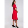 s240 wrap front dress red