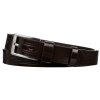 Pánský opasek z přírodní lícové kůže (Velikost 90, Barva Černá)