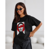 oversize tricko abstraktni tvar 1
