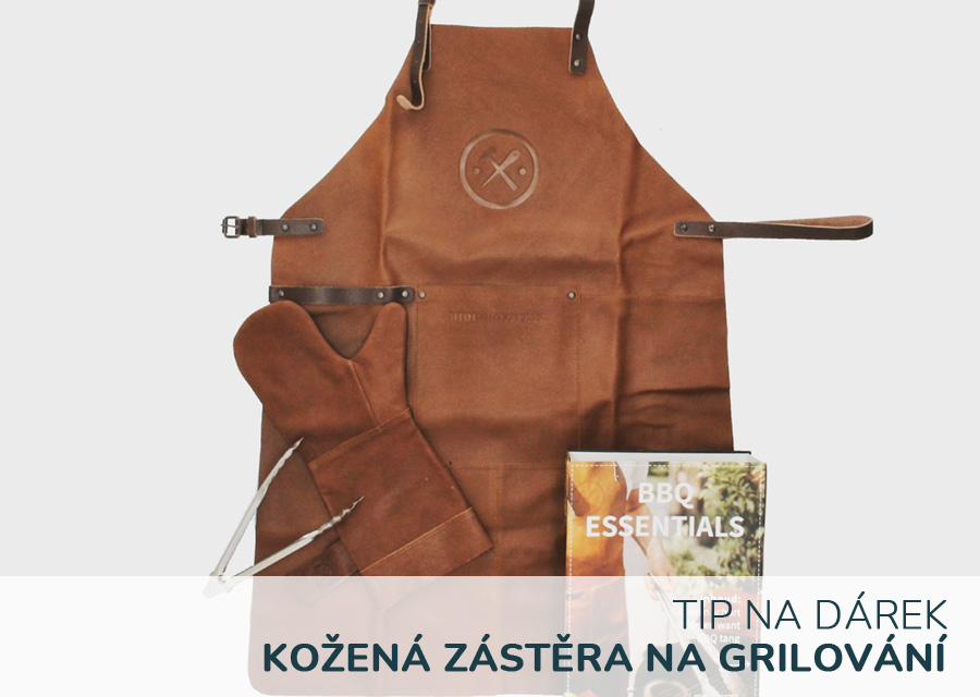 Kožená zástěra na grilování
