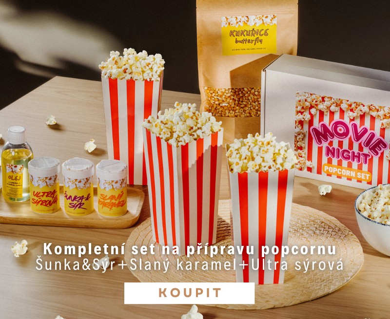 Kompletní set na přípravu popcornu