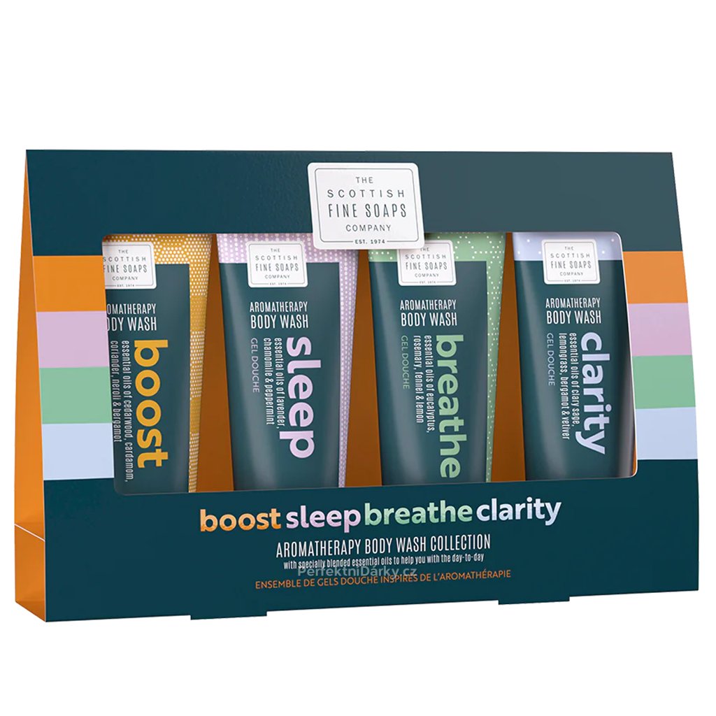 Scottish Fine Soaps Dárková sada sprchových gelů | 4x75 ml