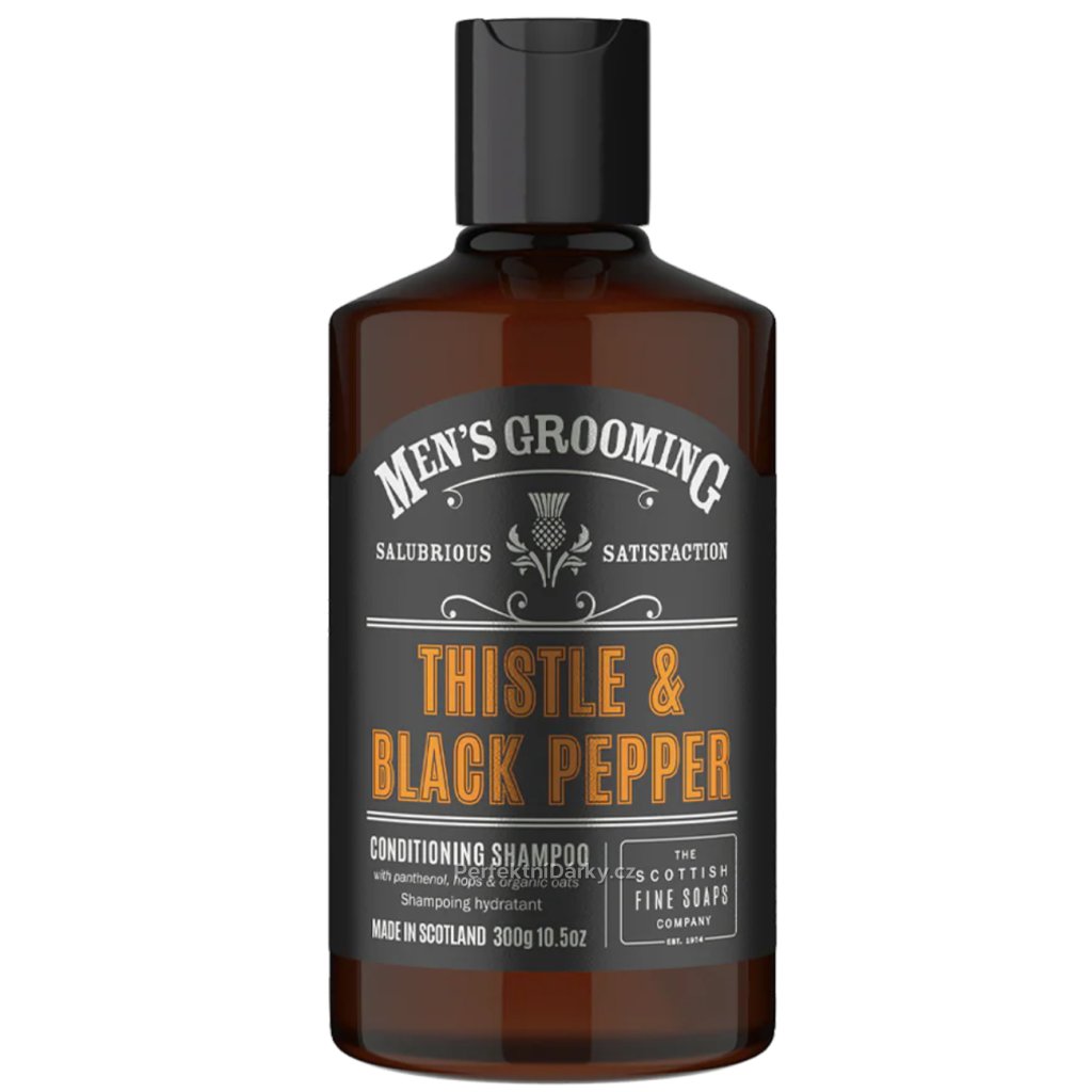 Scottish Fine Soaps Pánský šampon | ostropestřec & černý pepř
