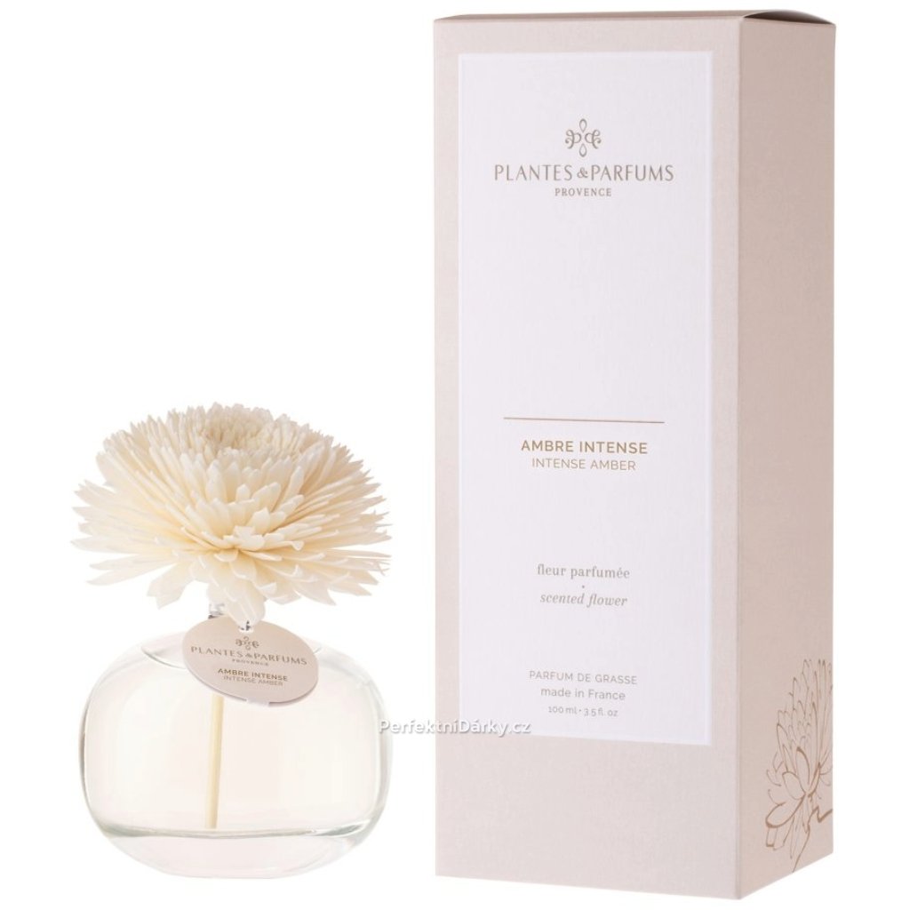 Vonný difuzér s květinou - 100 ml | Ambre Intense