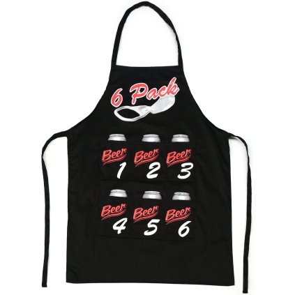 6 pack zástěra