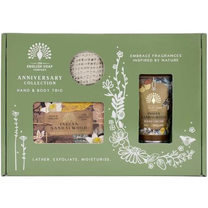 Dárková sada péče o tělo a ruce - 3 ks | Santalové dřevo
