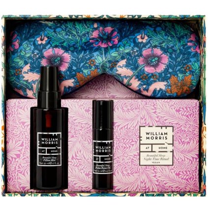 Dárková sada pro klidný spánek s maskou na oči - 3 ks | William Morris Beautiful Sleep