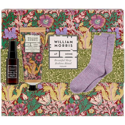Dárková sada péče o tělo a ponožek - 3 ks | William Morris Beautiful Sleep