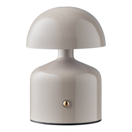 Stolní lampa Aulla Grey – kovová, dobíjecí | 13,5 cm