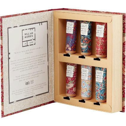 Dárková sada krémů na ruce - 6 ks | William Morris Strawberry Thief