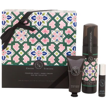 Dárková sada toaletní vody a péče o tělo - 3 ks | Tiles Green Sencha