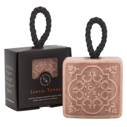 Exfoliační mýdlo na šňůrce - 150 g | Tiles Santal Tonka