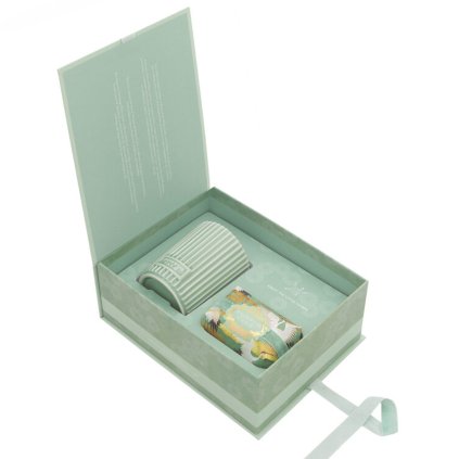 Dárková sada s mýdlem a svíčkou | Portus Cale White Crane