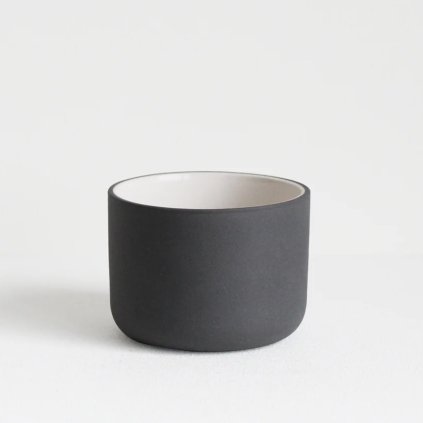 Cappuccino šálek Fundament - 130ml | tmavě šedý