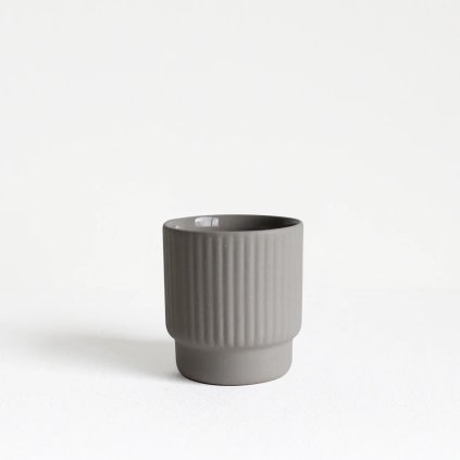 Espresso šálek Column - 60ml | světle šedý