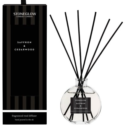 Vonný difuzér - 120 ml | Saffron & Cedarwood