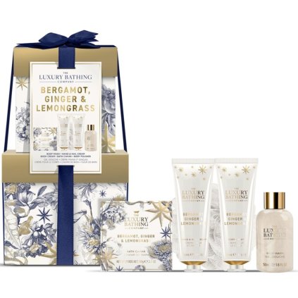 Dárková sada s péčí o tělo - 5 ks | Bergamot, Ginger & Lemongrass