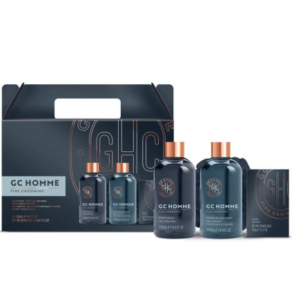 Dárková sada s péčí o tělo a houbičkou - 4 ks | GC Homme