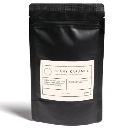 Zrnková káva - slaný karamel - aromatizovaná | 200g