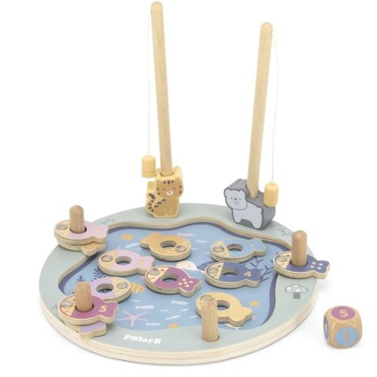 Dřevěná magnetická hra Rybaření