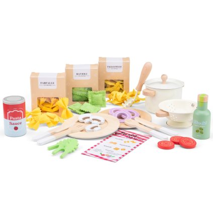 Dřevěná sada těstovin