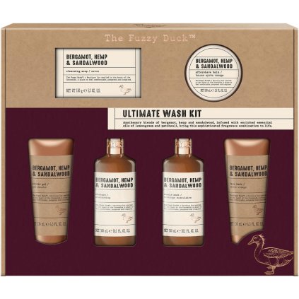 Dárková sada s péčí o tělo - 6 ks | Bergamot, Hemp & Sandalwood