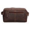 Pánská kožená toaletní taška Vikten | hnědá