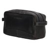 Pánská kožená toaletní taška Vikten | černá